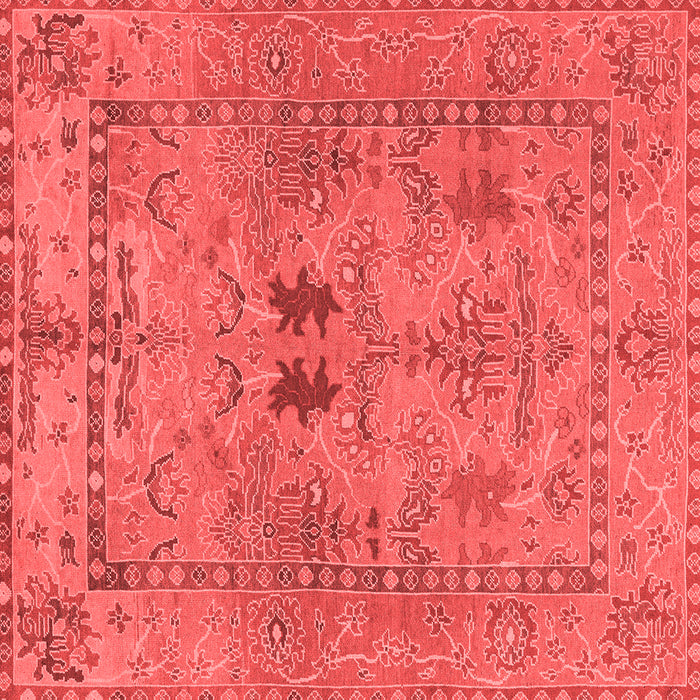 Machine Washable Abstract Red Modern Rug, wshabs1670red