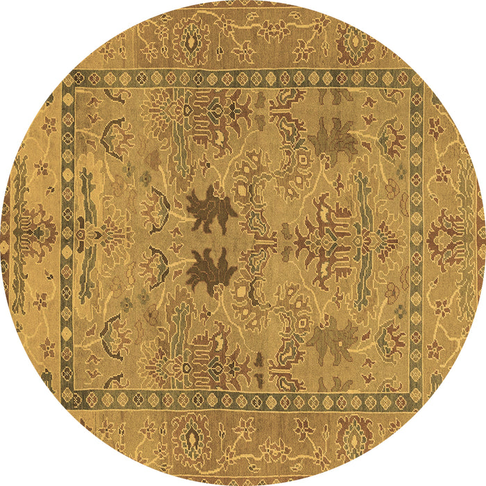 Round Machine Washable Abstract Brown Modern Rug, wshabs1670brn