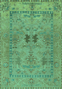 Abstract Turquoise Modern Rug, abs1670turq