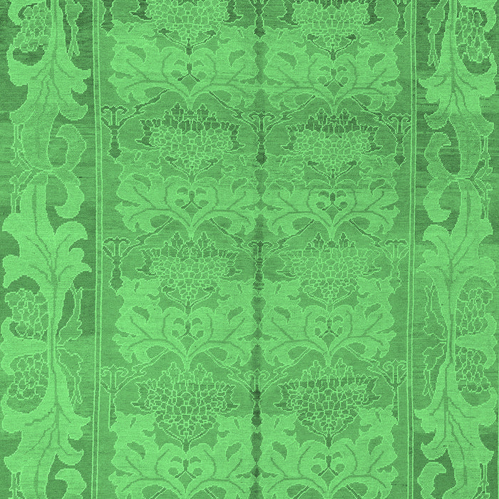 Machine Washable Abstract Emerald Green Modern Area Rugs, wshabs1671emgrn