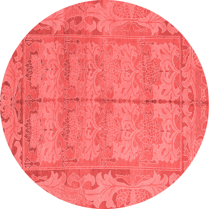 Machine Washable Abstract Red Modern Rug, wshabs1671red