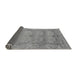 Sideview of Abstract Gray Modern Rug, abs1671gry