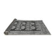 Sideview of Abstract Gray Modern Rug, abs1672gry