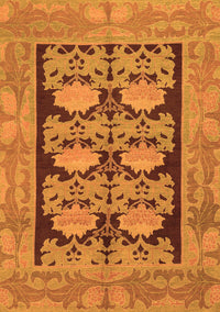 Abstract Orange Modern Rug, abs1672org