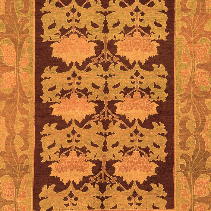 Abstract Orange Modern Rug, abs1672org