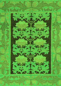 Abstract Green Modern Rug, abs1672grn