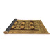 Sideview of Abstract Brown Modern Rug, abs1672brn