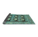 Sideview of Abstract Light Blue Modern Rug, abs1672lblu