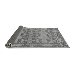 Sideview of Abstract Gray Modern Rug, abs1673gry