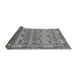 Sideview of Abstract Gray Modern Rug, abs1673gry