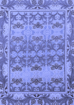 Abstract Blue Modern Rug, abs1673blu
