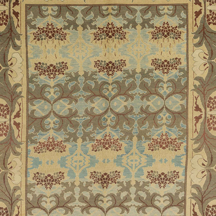 Machine Washable Abstract Brown Rug, wshabs1673