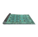 Sideview of Abstract Light Blue Modern Rug, abs1673lblu