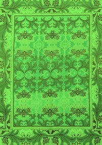 Abstract Green Modern Rug, abs1673grn