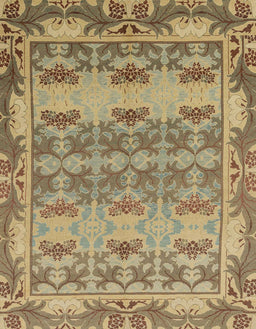 Abstract Brown Modern Rug, abs1673