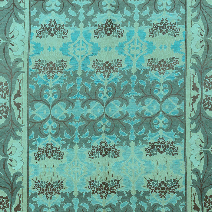 Machine Washable Abstract Light Blue Modern Rug, wshabs1673lblu