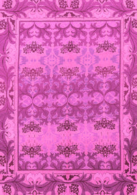 Abstract Pink Modern Rug, abs1673pnk