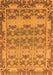 Abstract Orange Modern Rug, abs1673org