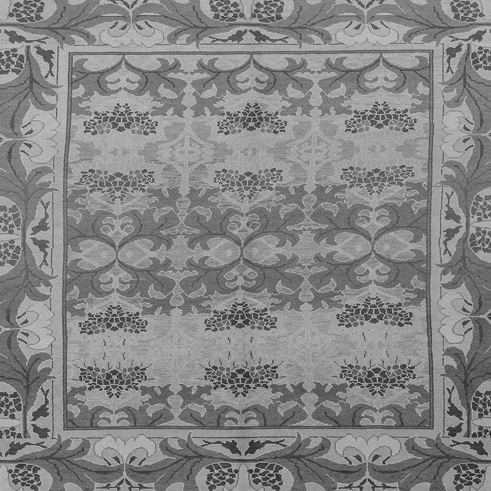 Square Abstract Gray Modern Rug, abs1673gry