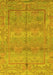 Oriental Yellow Traditional Rug, abs1674yw