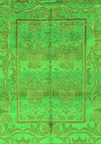 Oriental Green Traditional Rug, abs1674grn