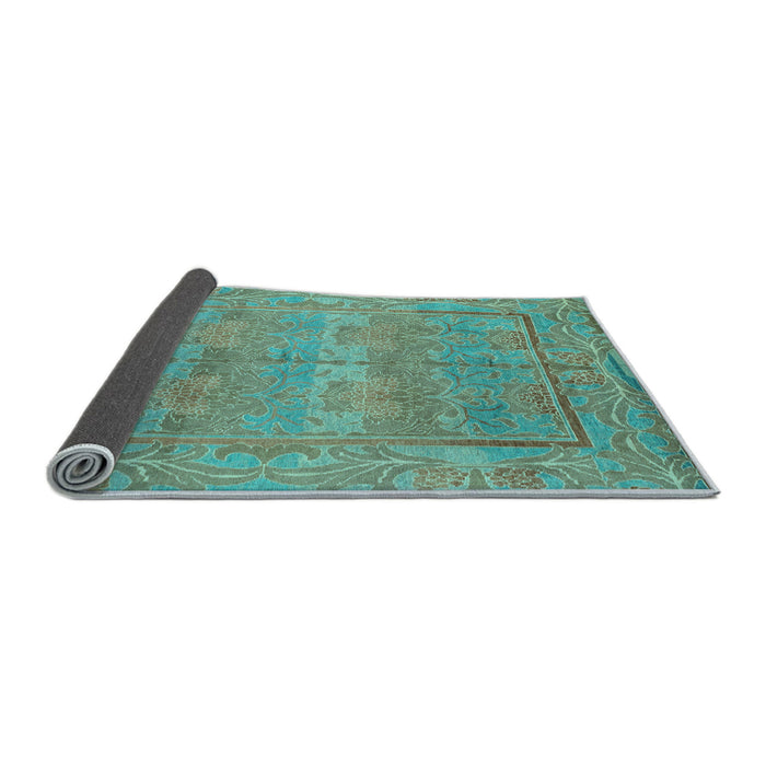 Sideview of Oriental Light Blue Traditional Rug, abs1674lblu