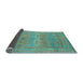 Sideview of Oriental Light Blue Traditional Rug, abs1674lblu