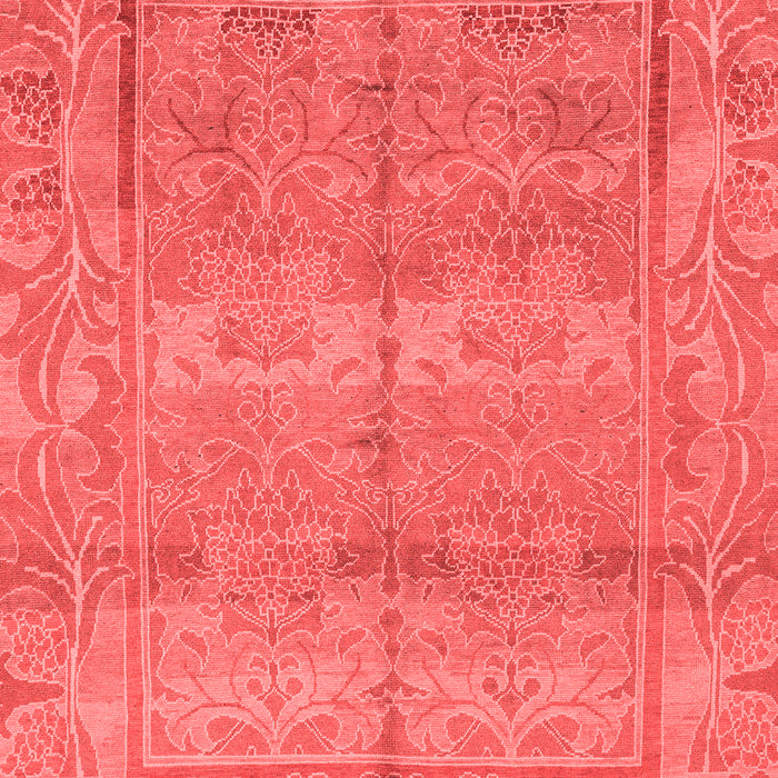 Machine Washable Oriental Red Traditional Rug, wshabs1674red