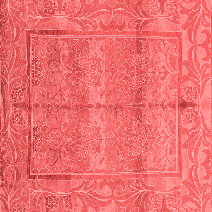 Machine Washable Oriental Red Traditional Rug, wshabs1674red