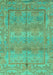 Oriental Turquoise Traditional Rug, abs1674turq