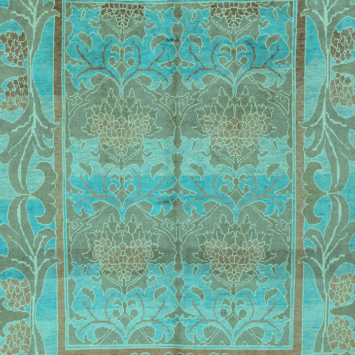 Oriental Light Blue Traditional Rug, abs1674lblu