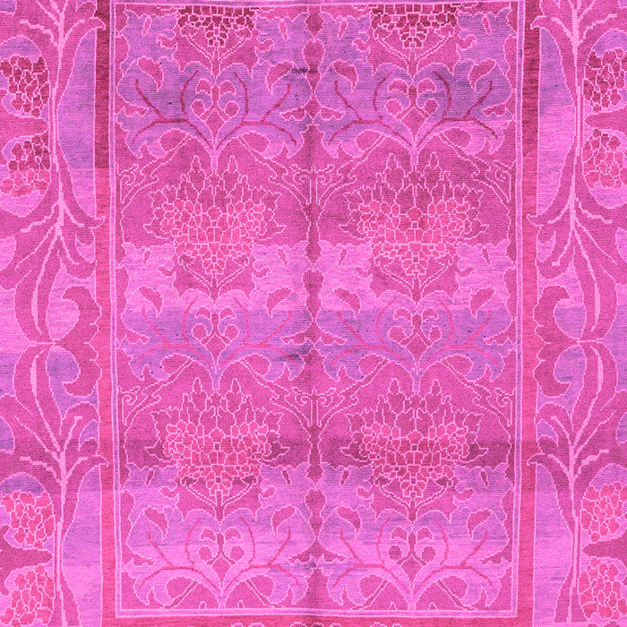 Machine Washable Oriental Pink Traditional Rug, wshabs1674pnk