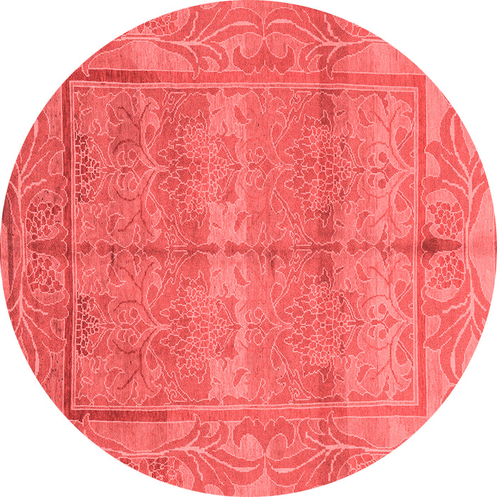 Machine Washable Oriental Red Traditional Rug, wshabs1674red