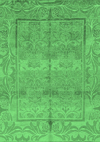 Oriental Emerald Green Traditional Rug, abs1674emgrn