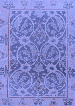 Abstract Blue Modern Rug, abs1675blu