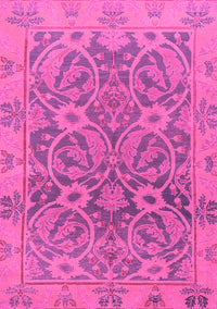 Abstract Pink Modern Rug, abs1675pnk