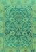 Abstract Turquoise Modern Rug, abs1675turq