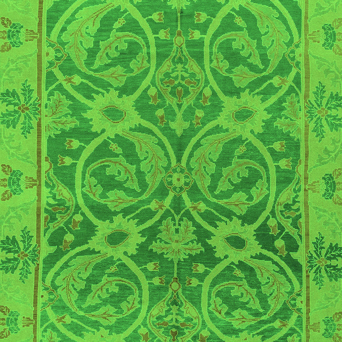 Abstract Green Modern Rug, abs1675grn