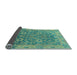 Sideview of Abstract Light Blue Modern Rug, abs1675lblu