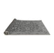 Sideview of Abstract Gray Modern Rug, abs1675gry