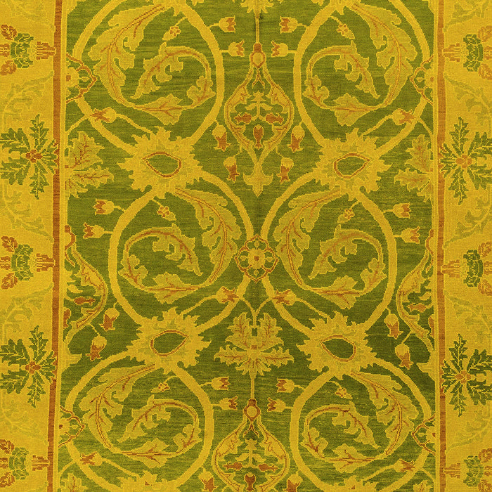 Abstract Yellow Modern Rug, abs1675yw