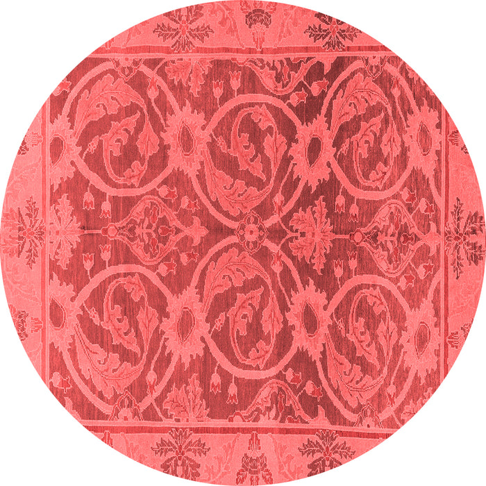 Machine Washable Abstract Red Modern Rug, wshabs1675red
