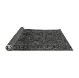 Sideview of Persian Gray Bohemian Rug, abs1676gry