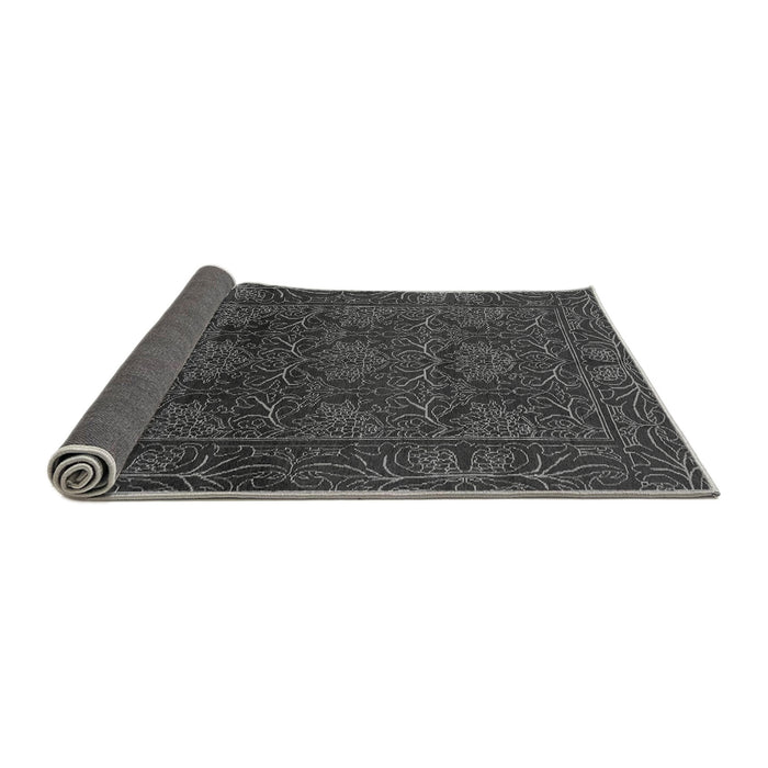 Sideview of Persian Gray Bohemian Rug, abs1676gry