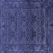 Square Persian Blue Bohemian Rug, abs1676blu