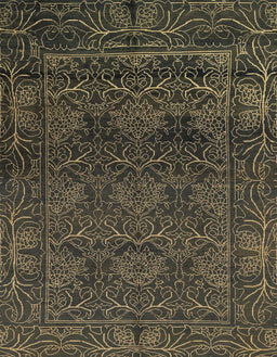 Machine Washable Abstract Dark Moccasin Green Rug, wshabs1676