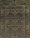 Machine Washable Abstract Dark Moccasin Green Rug, wshabs1676