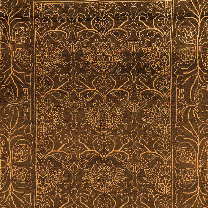 Machine Washable Persian Orange Bohemian Area Rugs, wshabs1676org