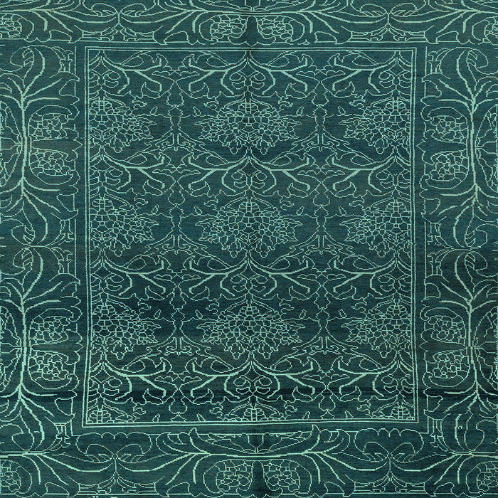 Square Persian Light Blue Bohemian Rug, abs1676lblu