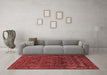 Bohemian Red Washable Rugs